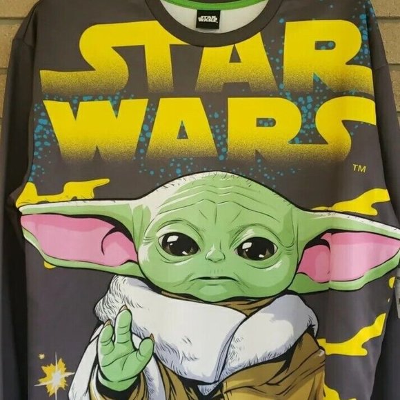 Star wars "Yoda" Sweater Grey - Size Medium - Picture 4 of 4